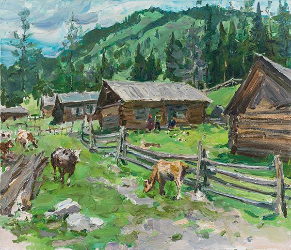 新疆喀纳斯村庄